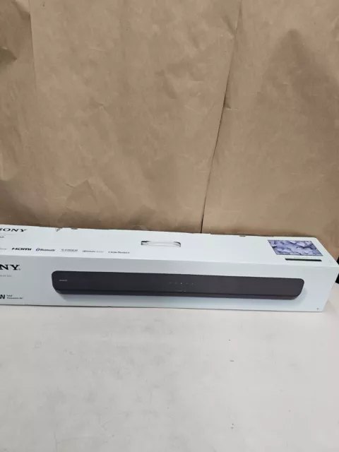 Sony 120W 2-Ch Bluetooth Stereo Soundbar with USB HDMI Optical Input - HT-S100F