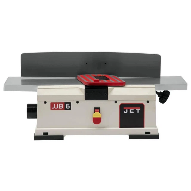 Jet Jointer Helical Head Benchtop White w/Depth Measurement+Lockout Power Switch