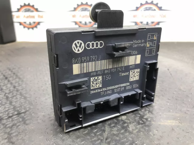 2010 Audi A4 B8 S-Line Saloon Nearside Left Front Door Control Module 8K0959792J