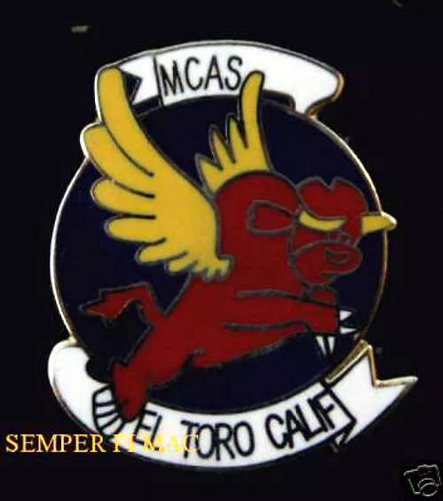 Mcas El Toro Lapel Hat Pin Up Us Marines Air Station 3Rd Maw Wing Pilot Crew Mr