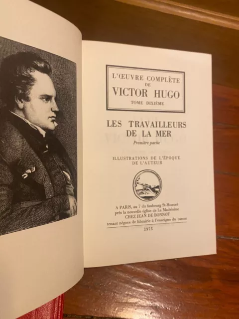 Hugo Victor: Les travailleurs de la Mer en 2 vol. - Jean de Bonnot 1975 2