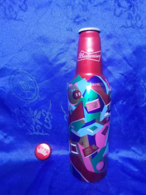 China 2019 Budweiser Beer   Year of the pig Aluminum bottle empty 355ML