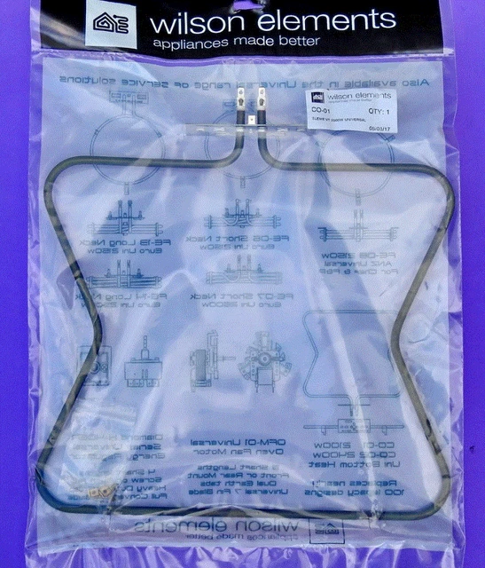 Westinghouse Simpson Oven Element 1800W 240V – Base Bake Element, 9613 / 0122002068 / SE110