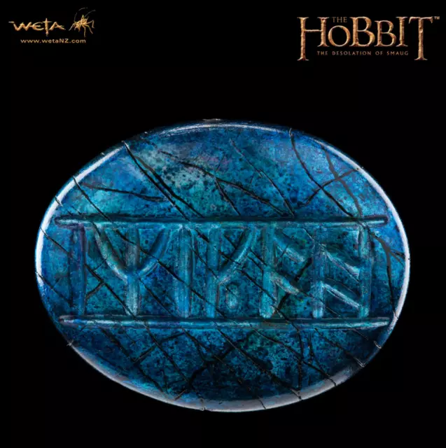 Weta The Hobbit Desolation Of Smaug Kili's Rune Stone Prop Replica 2