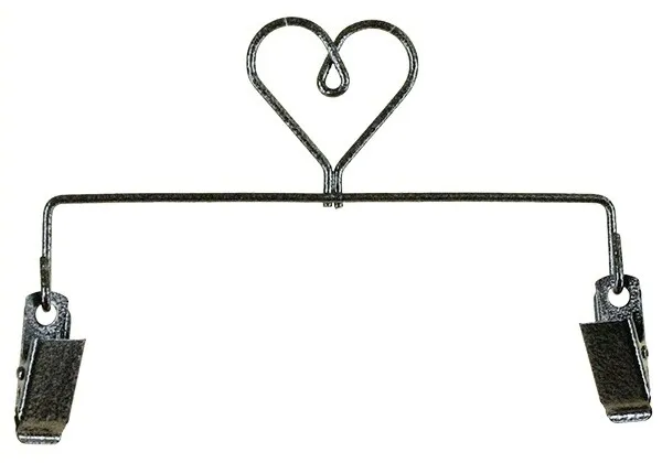 Ackfeld Tela Soporte Con / Broches 6" -corazón