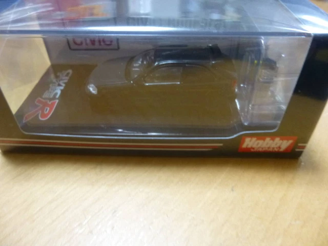Hobby Japan 1/64 Honda Civicek9 With Engine Display Model Custom Version Starlig