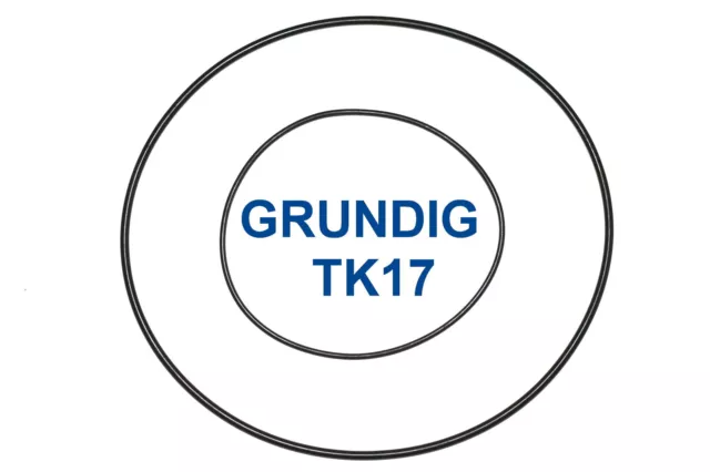 Courroies Set Grundig Tk17  Magnetophone A Bande Extra Fort Neuf Fabrique Tk 17L