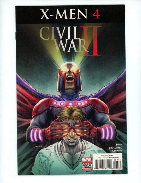 Civil War II X-Men #4 Comic Book 2016 VF/NM Magneto Comics Marvel Collectible
