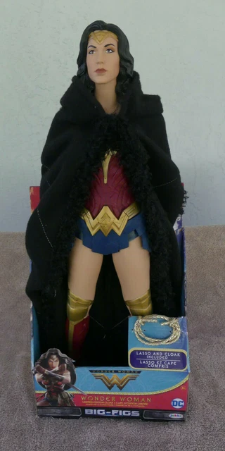 Wonder Woman Figure 19-Inch Big Figs with Cloak and Lasso Jakks New 2017 