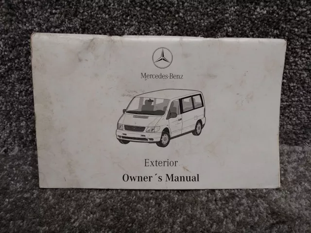 Mercedes W638 V Class Vito Exterior Owners Manual 6385841481