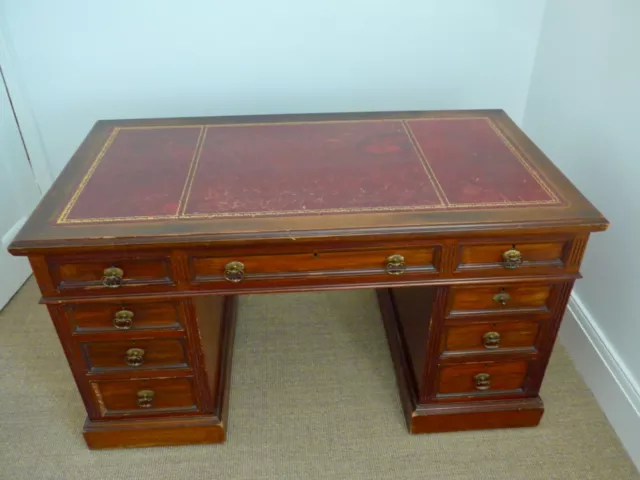 Victorian Pedestal Desk