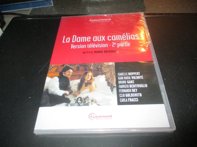 DVD NEUF "LA DAME AUX CAMELIAS, VERSION TV, 2EME PARTIE" Isabelle HUPPERT