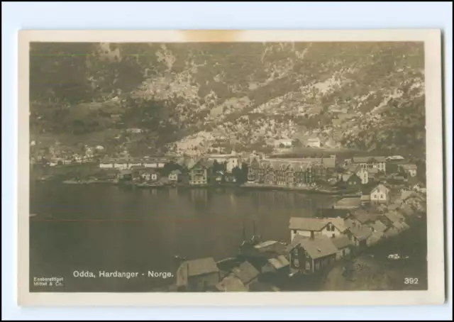 Y18594/ Odda  Hardanger Norwegen Foto AK ca.1935