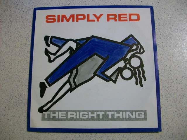 Simply Red Store Sign SIMPLY RED - The Right Thing / There's A Light-45 Giri-1987 EUR 4,50 ...