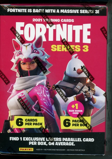 2021 Panini Fortnite Series 3 Factory Sealed Blaster Box - 6 Packs 36 Cards -