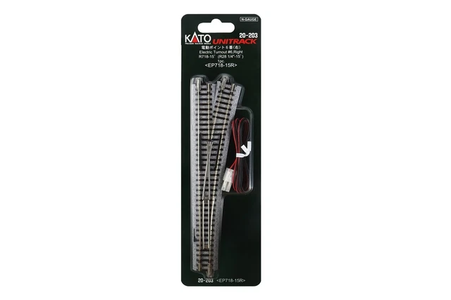 Rails KATO Unitrack N – Voie avec ballast 1/160 facile à poser