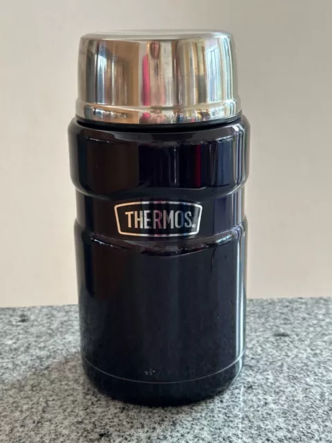 Thermos STAINLESS KING FOOD JAR 0,71L Black Edelstahl 14H👨🏼‍🍳NEU