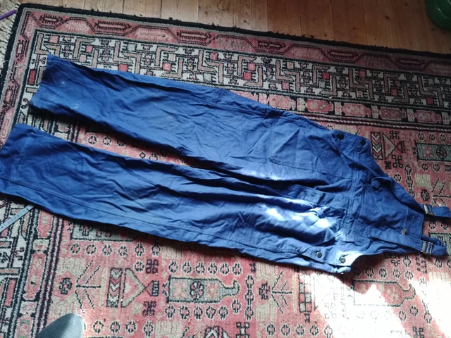 Salopette Western Vintage 1968 Trusty - Taille 28,75x32 - Denim Brut - État Neuf Sans étiquette