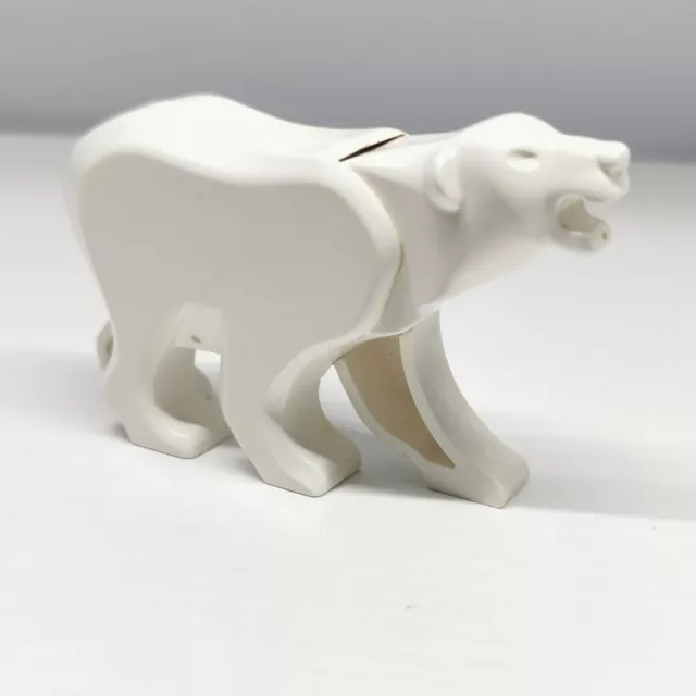 LEGO Orso Polare Animale Artico Zoo Selvaggio Bianco 76147c01 6520 6575 6586 Vintage