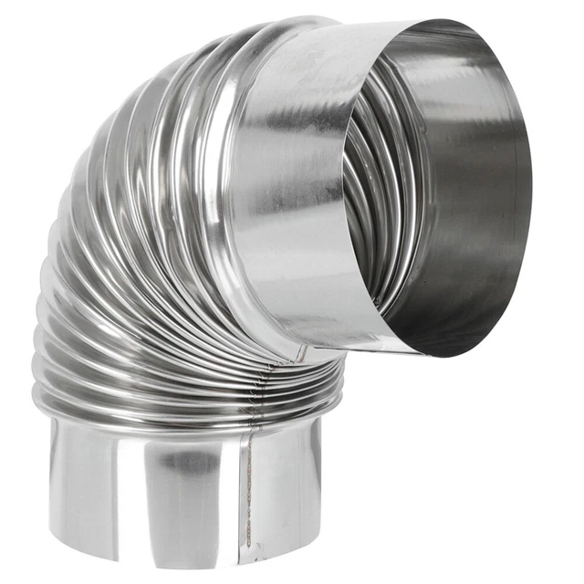 Metal Chimney Stainless Steel Flue Metal Flue Outdoor Camping Wood Stove Pipe