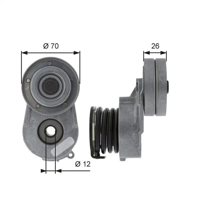 Tendeur De Courroie (Courroie D'accessoire) Opel Meriva A Monospace 1.7 Cdti