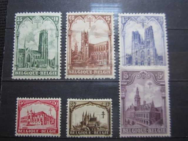 Beaux Timbres De Belgique N° 267 - 272  -  Neufs Avec Charnieres