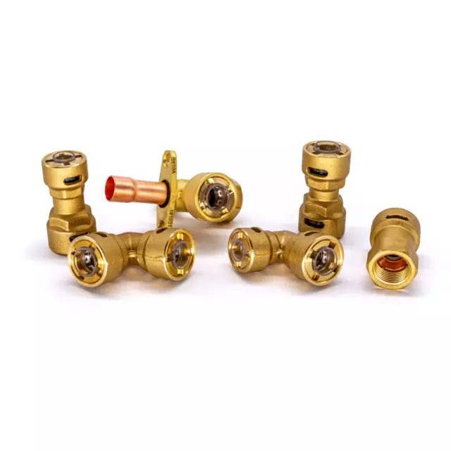 PRO-Fit  1/2" Quick Connect Union  (Connect Fittings for Refrigerant Line)