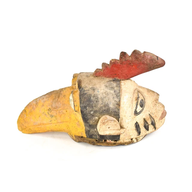 Yoruba Gelede Mask with Bird Face Nigeria 3