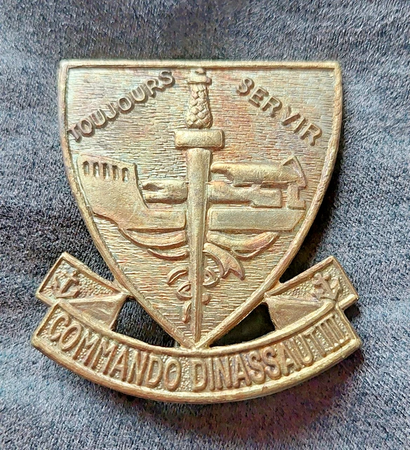 INSIGNE MILITAIRE GUERRE D'Indochine Sud Vietnam État-major Badge