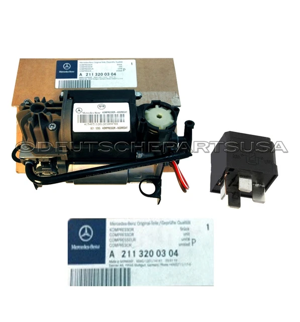ORIGINAL MERCEDES BENZ W220 W211 W219 Air Suspension Compressor Air