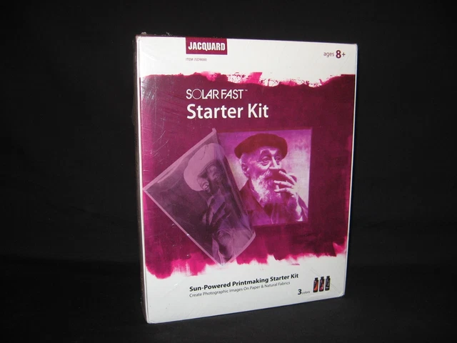 Kit de inicio Jacquard SolarFast - kit de inicio de grabado alimentado por sol. NUEVO