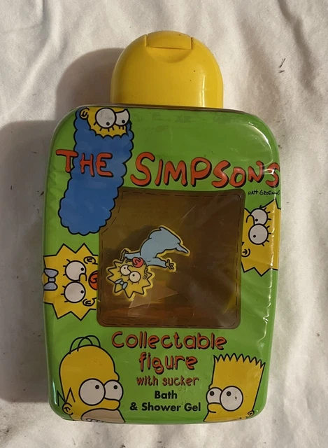 The Simpsons Maggie  Bath and Shower Gel Euromark 1996 Container Super Rare New