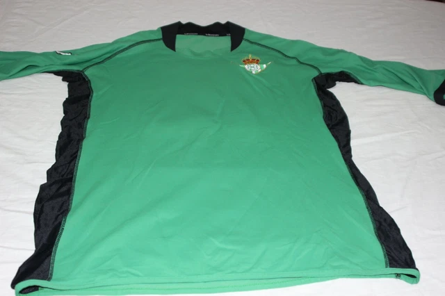 Maillot Vintage Real Betis 2003-04 Kappa, Taille XL, Floqué Belenguer #12