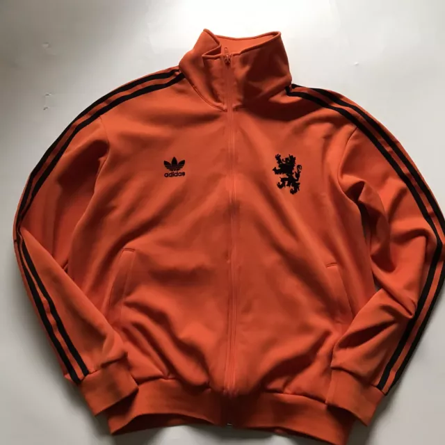 Adidas Jacket Vintage Retro Tracksuit Top Holland 80s Track Trainingsjacke M