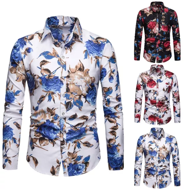 Dress Shirt Shirt Mens Outdoor Slim Comfortable Full Sleeve Long Sleeve