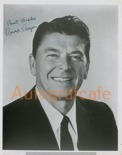 RONALD REAGAN 10 x 8 Inch Autographed Photo - High Quality Copy Of Original (c)