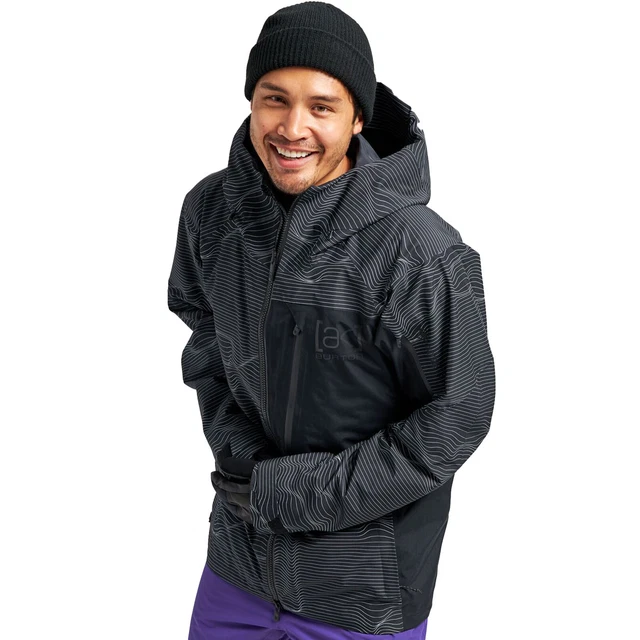 Burton AK Gore-Tex Cyclic Herren Winterjacke Skijacke Snowboardjacke Logo Lines