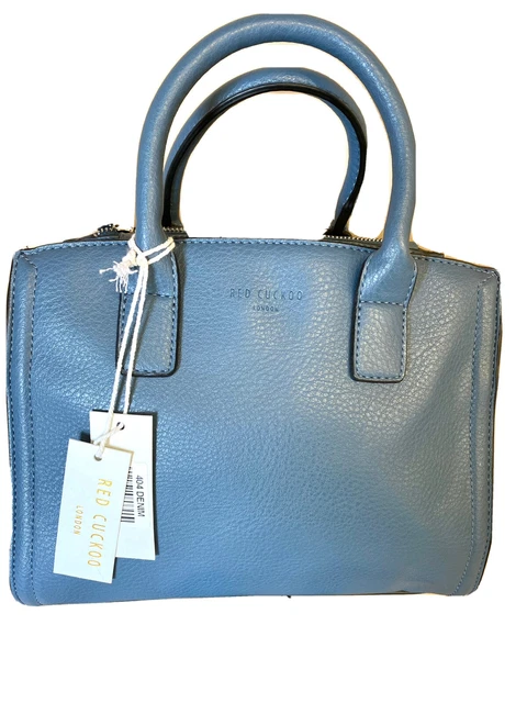 Eine Rote Kuckuck Original Denim Farbe Grifftasche Hervorragende Qualität Weit Unter Einzelhandel P