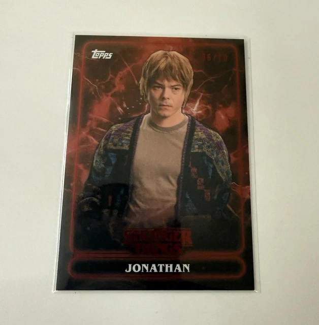 2025 TOPPS STRANGER Things Netflix Charlie Heaton As Jonathan #11