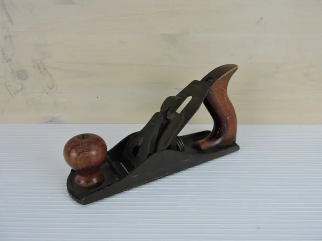 Vintage Unbranded Woodworkers 10 inch Block Plane Carpenters Tool USA