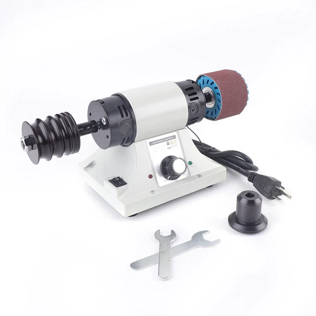 Máquina pulidora de pulido de cuero de borde de cuero de 0-8000 rpm 110 V 350 W