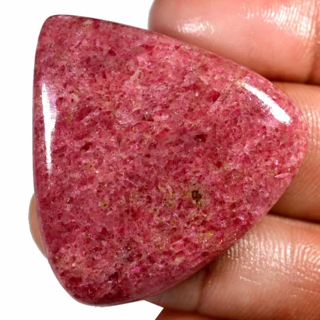 110.00 Cts 100% Natural Gorgeous Rhodonite Loose Cabochon 40 mm Gemstone P40