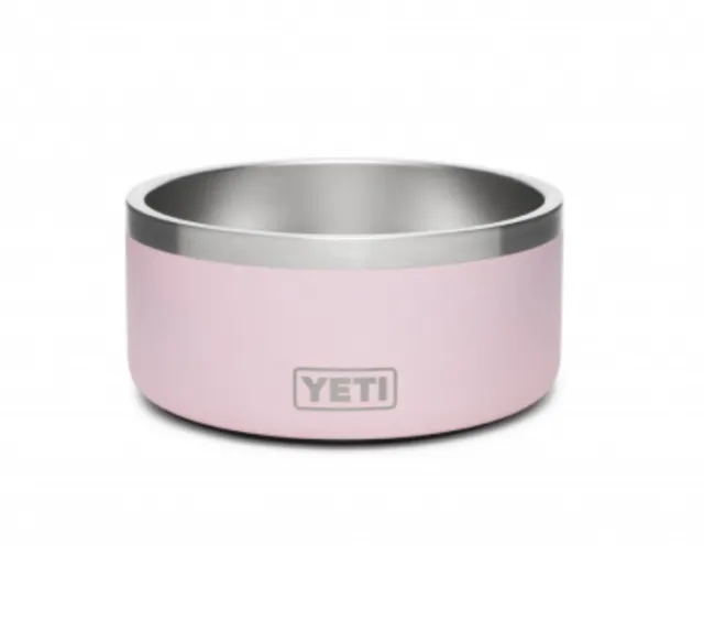 Yeti Boomer 4 Dog Bowl Ice Pink stainless steel food water bowl in Sealed Box