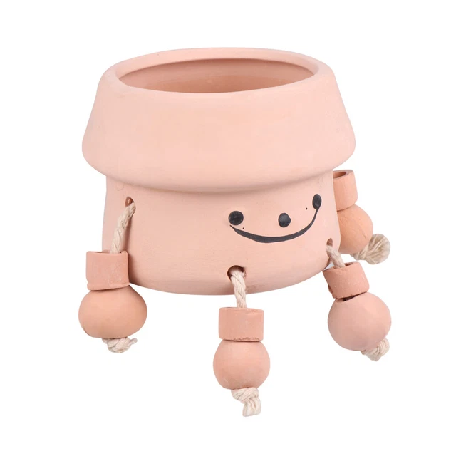 Terrakotta Pot Pflanzer kleiner Ton Blumentöpfe Keramikbecken Bonsai -Behälter f