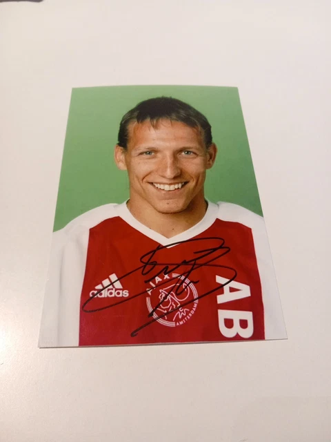 Signiertes Foto Wesley Sonck Ajax Amsterdam  NEU