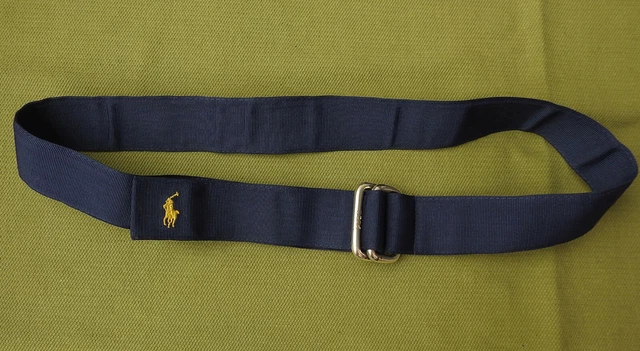 Polo Ralph Lauren Kids Childrens Belt Navy Blue Textile 97 cm, 38"