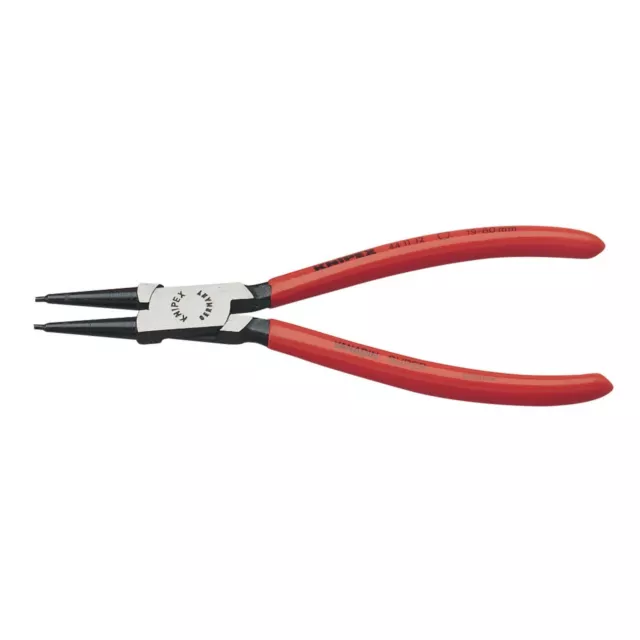 Draper 1x Knipex Expert 19mm - 60mm J2 Straight Internal Circlip Pliers Tool