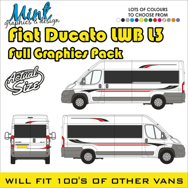 Adesivi Per CAMPER Grafica In Vinile Adesivi Decalcomanie Set Camper Van RV Caravan Motorhome - Foto 3
