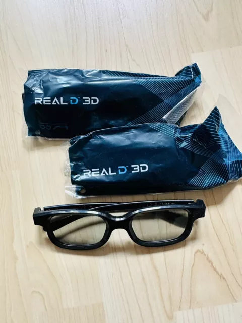 3x Gafas 3D Gafas para TV o cine. ¡Tres piezas!