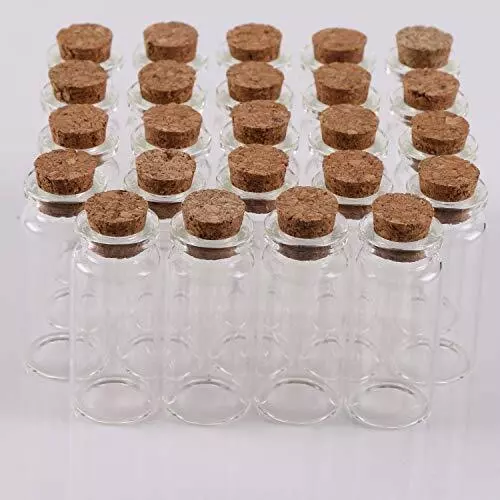 Small Glass Bottles Miniature Potion Bottle Glass Vials Witch spell bottle 10ml